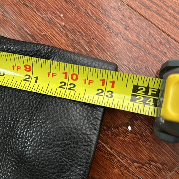 DANIER BLACK LEATHER COAT - Picture 12 of 12